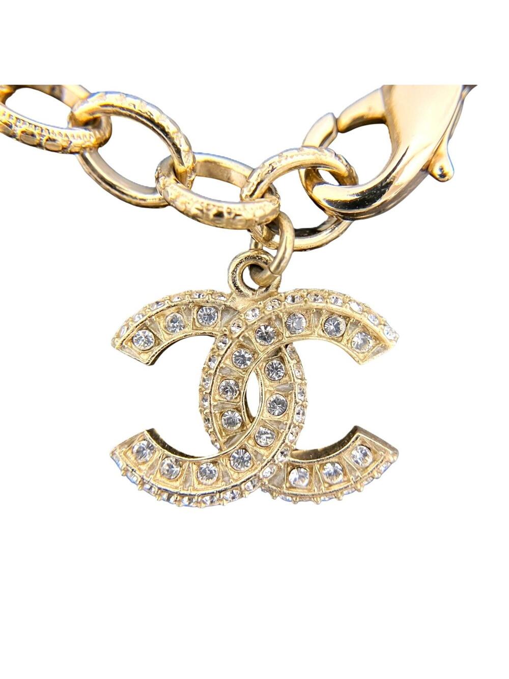 Chanel Cc Logo Bracelet Metal #266334C10B